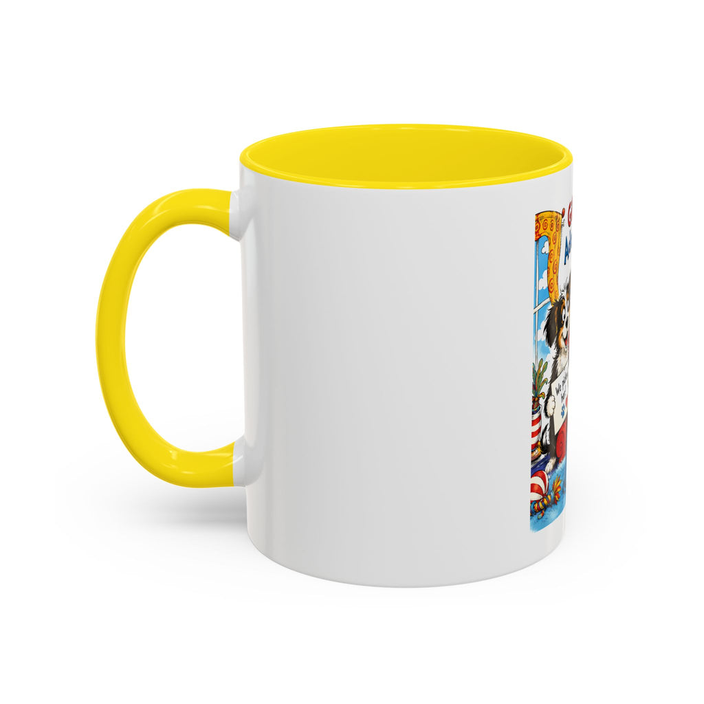 Adopt a Human Coffee Mug - 'Gibs and Ziva Adopt a Human' Cute Pet Rescue Design (11/15oz)