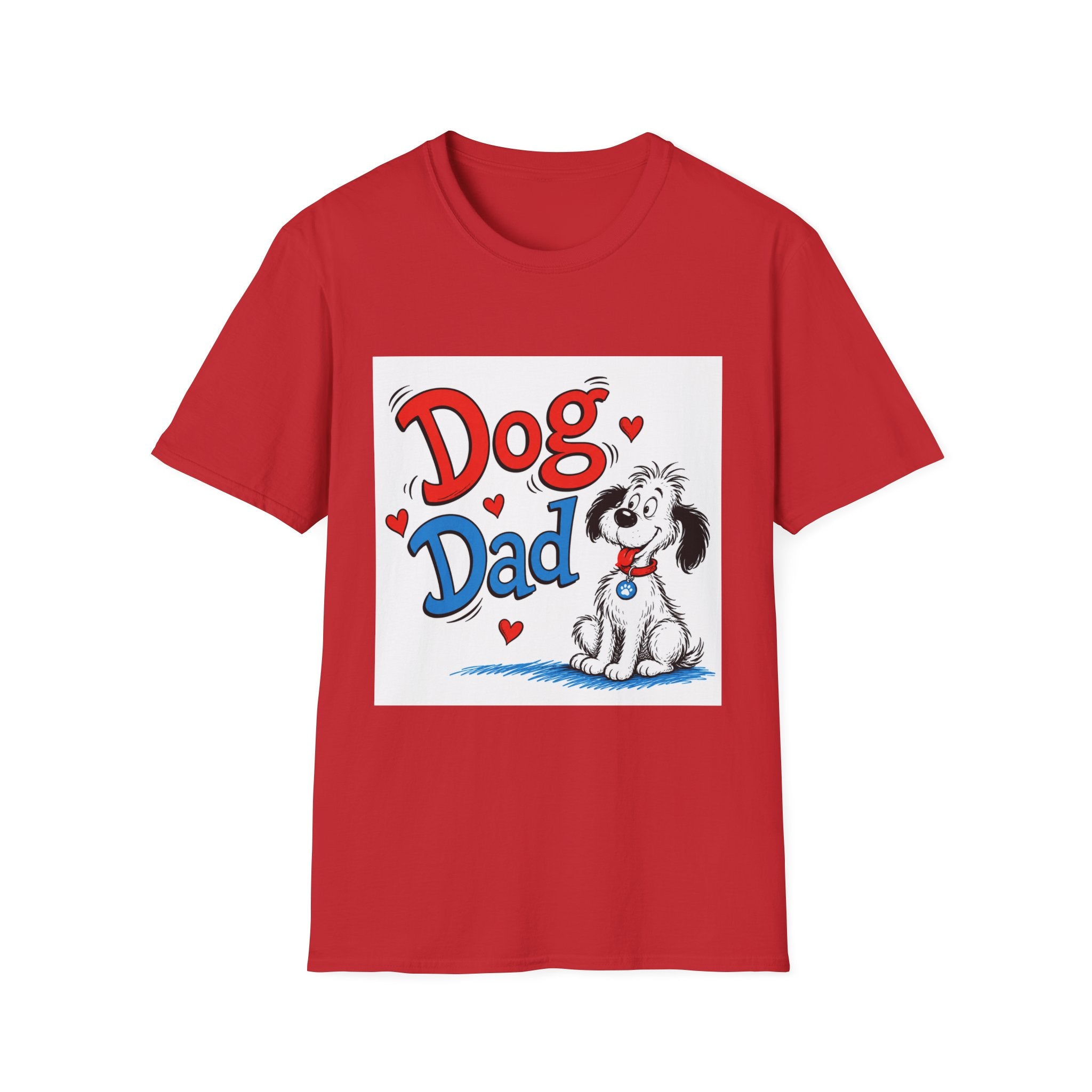Dog Dad T-Shirt — Cute Cartoon Pup Fathers Day Gift