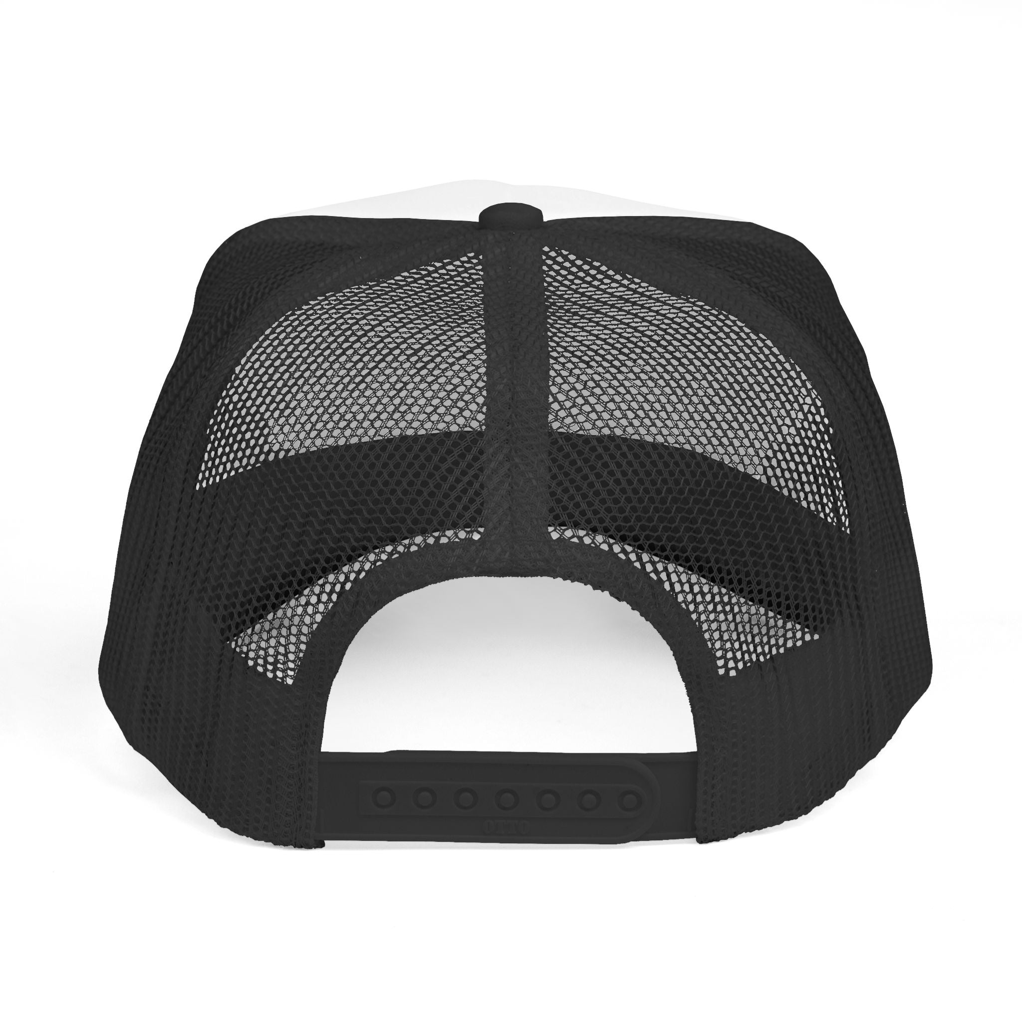 Trucker Hat — "Fat Cat and Kitcat Adopt a Human" Cute Rescue Pet Graphic