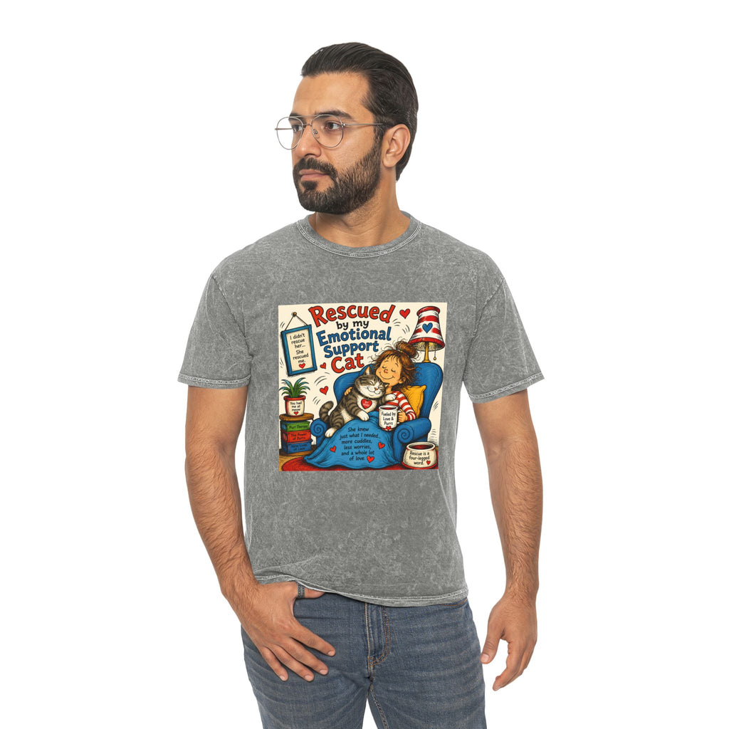 Rescued by My Emotional Support Cat T-Shirt