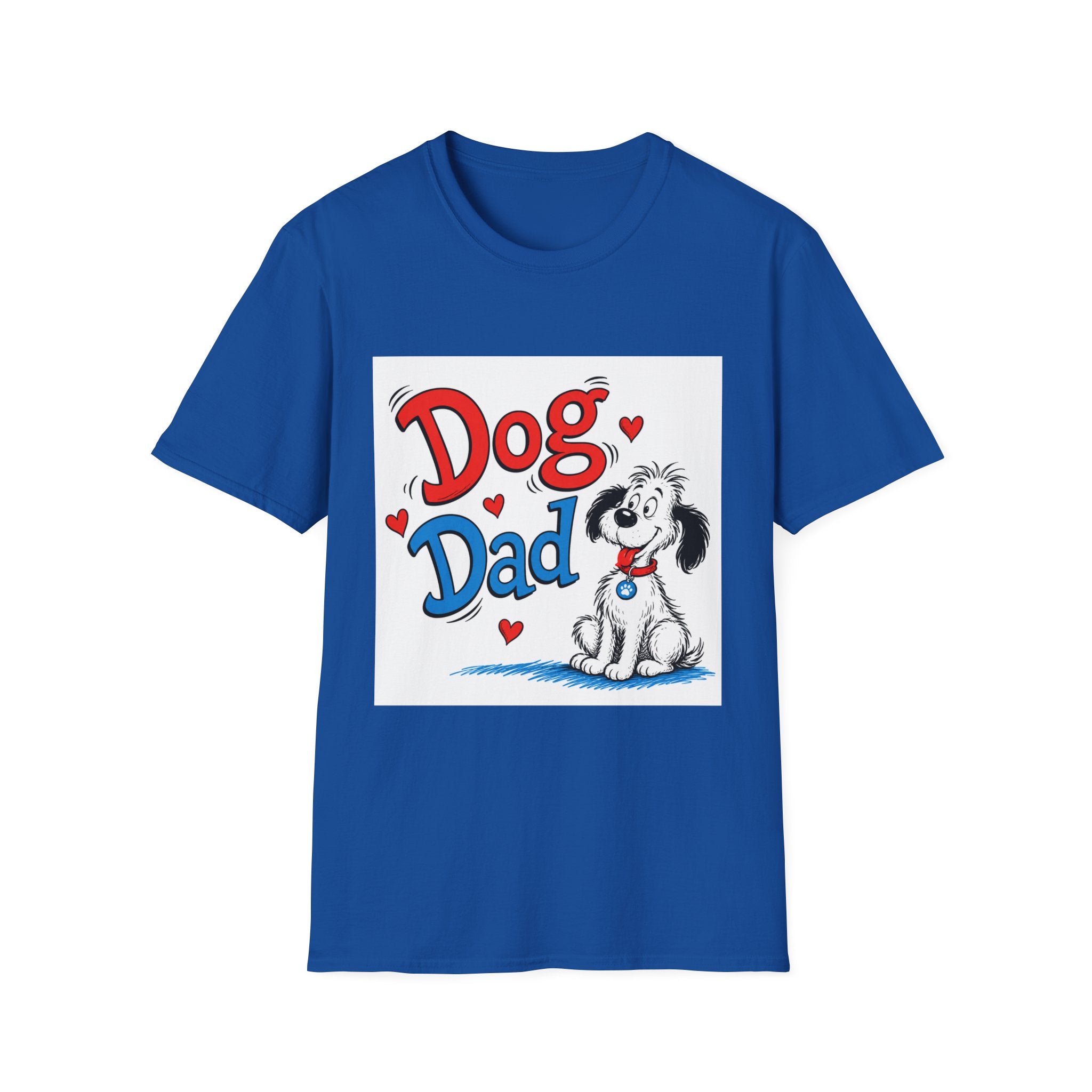 Dog Dad T-Shirt — Cute Cartoon Pup Fathers Day Gift