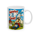 Coffee Mug - Adorable Goat Cartoon Farm Scene Ceramic Mug (11oz, 15oz)