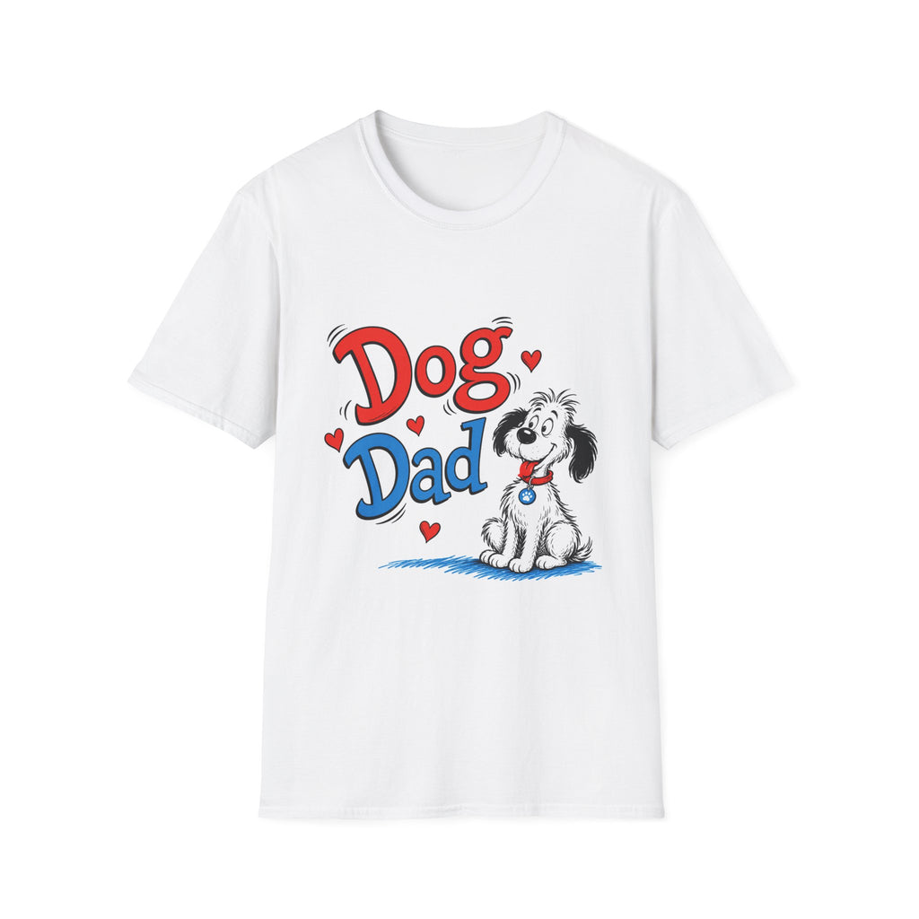 Dog Dad T-Shirt — Cute Cartoon Pup Fathers Day Gift