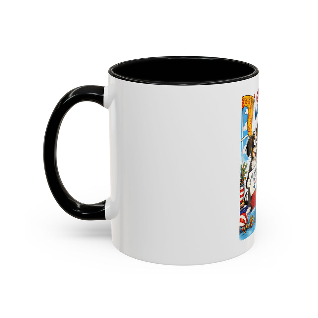 Adopt a Human Coffee Mug - 'Gibs and Ziva Adopt a Human' Cute Pet Rescue Design (11/15oz)