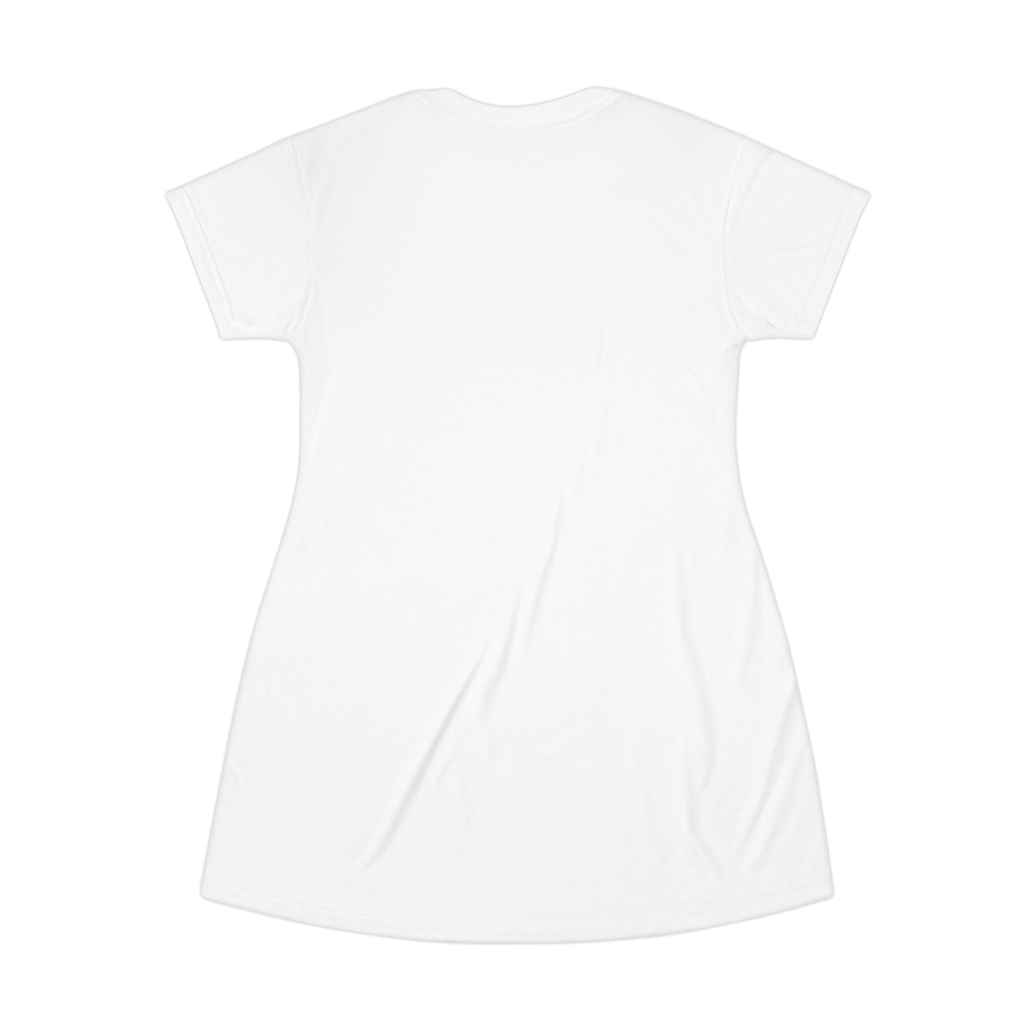 Adopted by My Cats T-Shirt Dress — Cute Cat Mom Graphic Dress