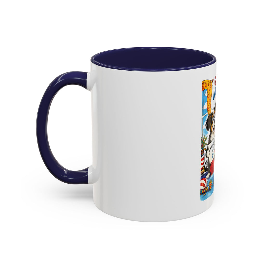 Adopt a Human Coffee Mug - 'Gibs and Ziva Adopt a Human' Cute Pet Rescue Design (11/15oz)