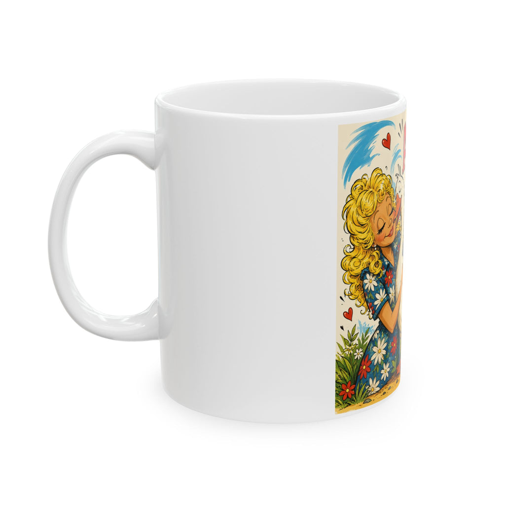 Adopted by My Goose Ceramic Mug – Whimsical Farmhouse Gift (11oz & 15oz)