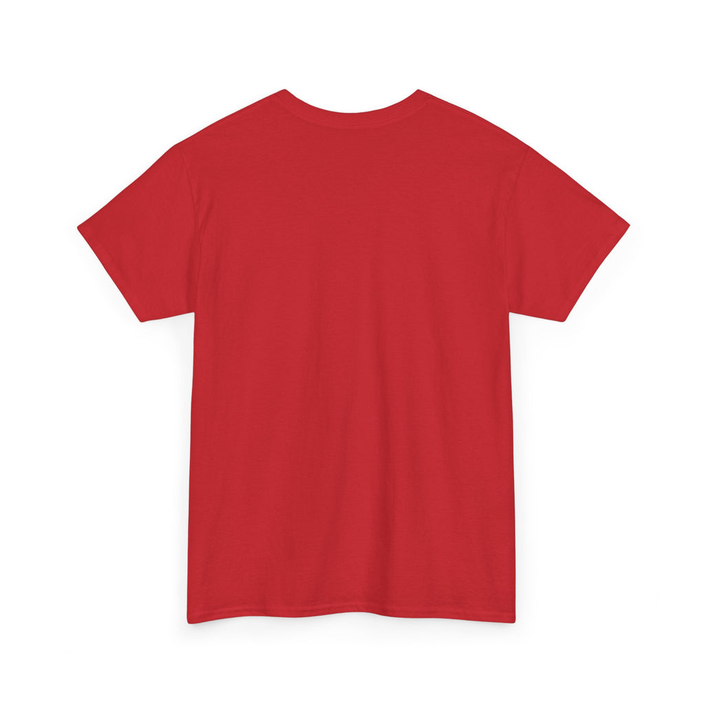 Cat Humor T-Shirt — "Fat Cat on the Scale" Illustrated Graphic Tee