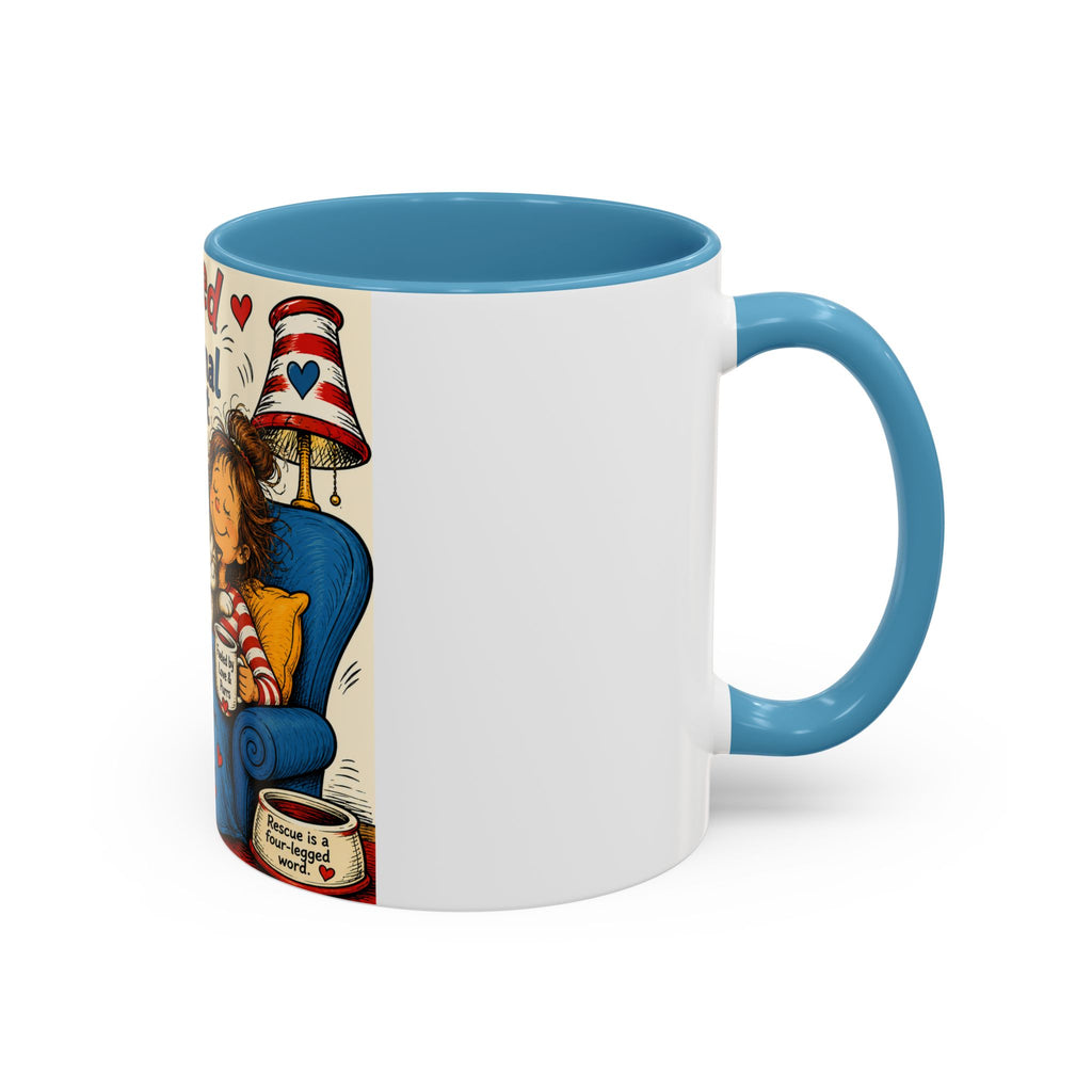 Rescued by My Emotional Support Cat Coffee Mug – 11/15oz Accent Mug
