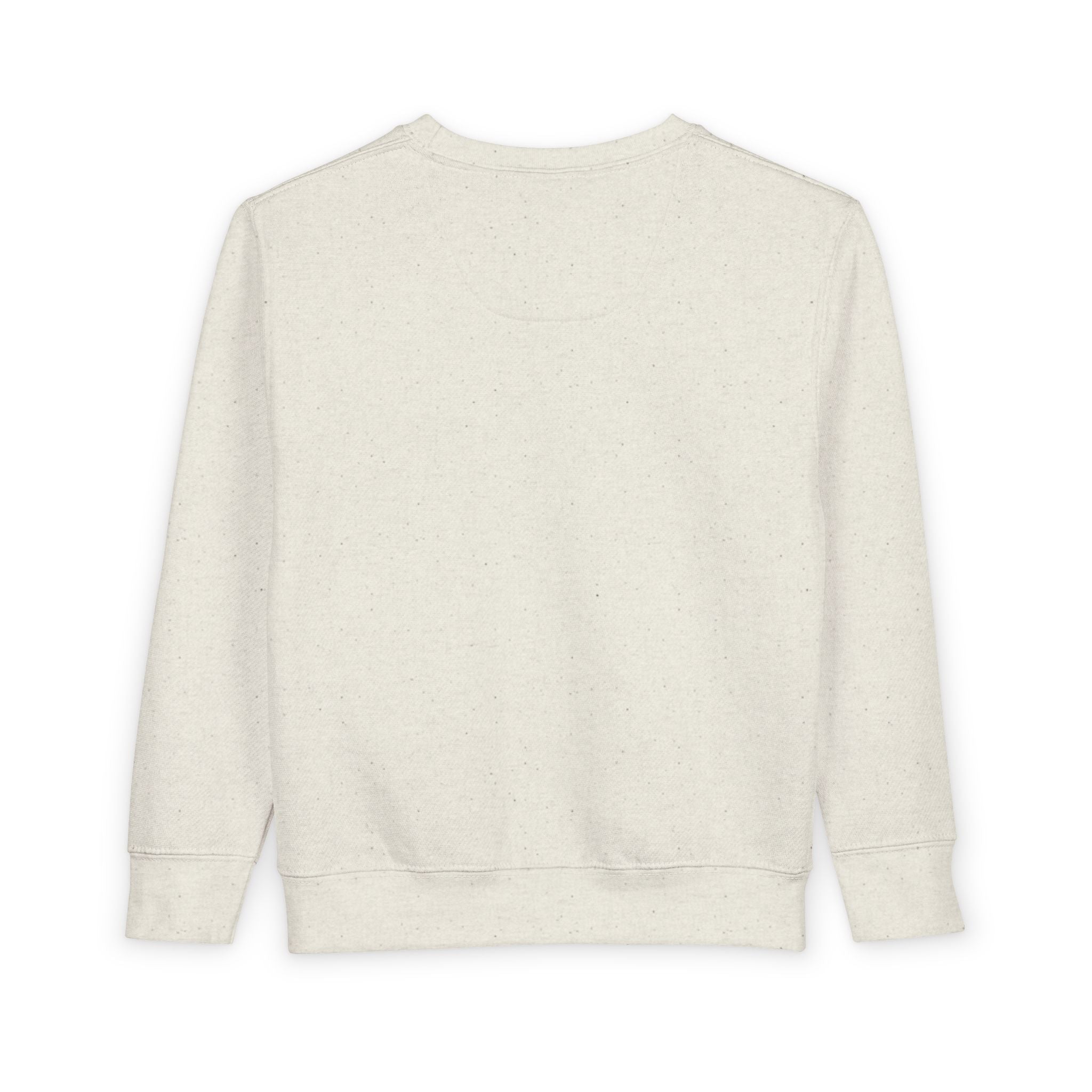 Toddler Sweatshirt — "Adopted by My Emotional Support Dog" Cute Baby & Pup Graphic