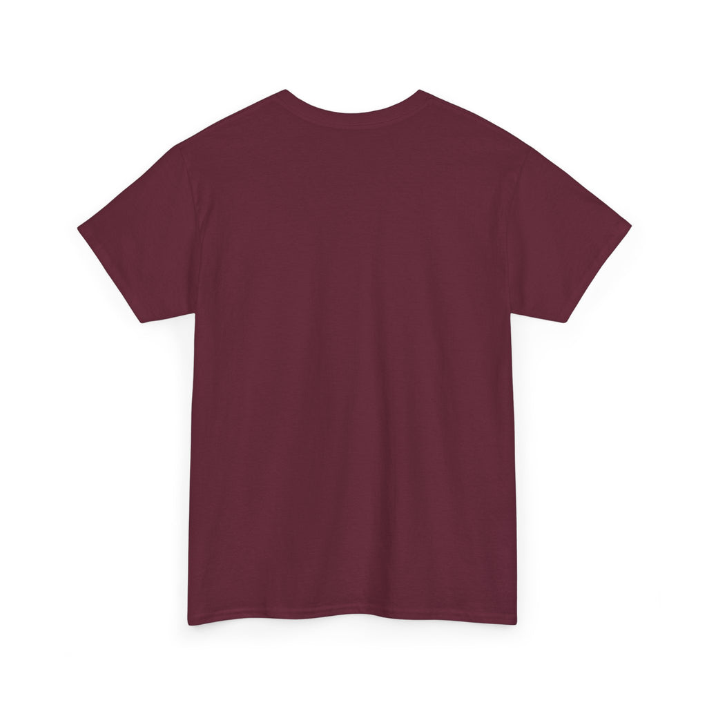 Cat Humor T-Shirt — "Fat Cat on the Scale" Illustrated Graphic Tee