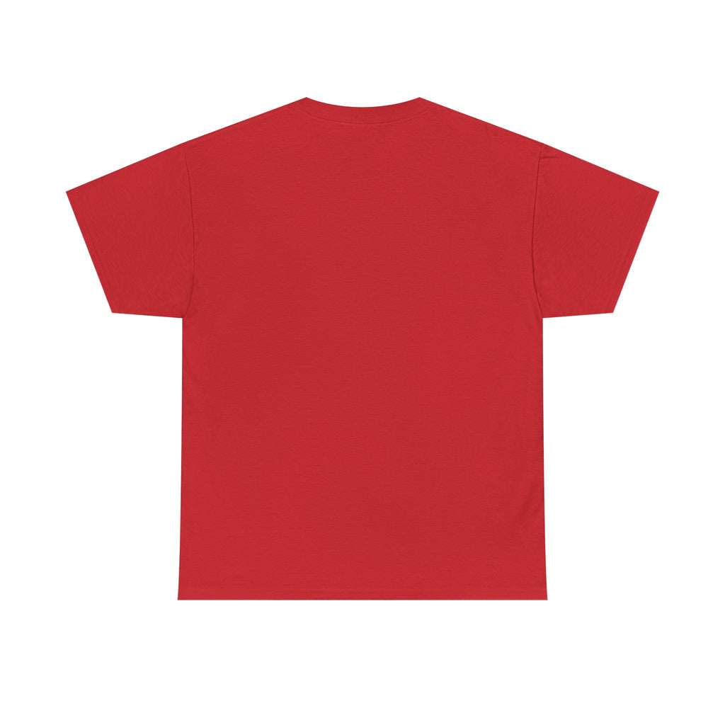 Cat Humor T-Shirt — "Fat Cat on the Scale" Illustrated Graphic Tee