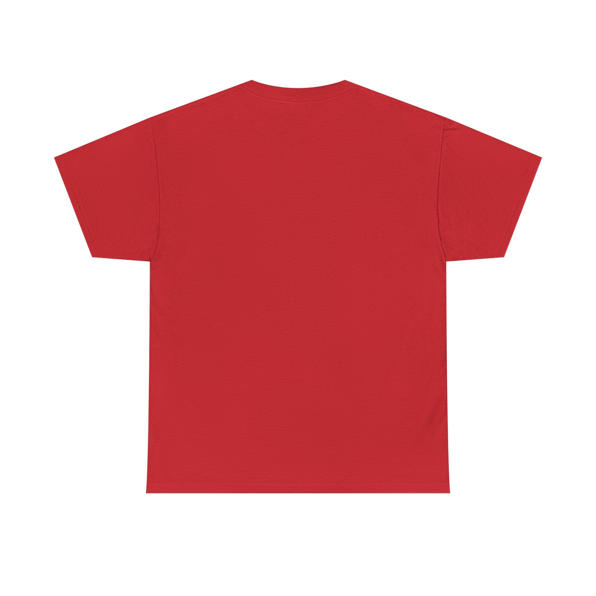 Cat Humor T-Shirt — "Fat Cat on the Scale" Illustrated Graphic Tee
