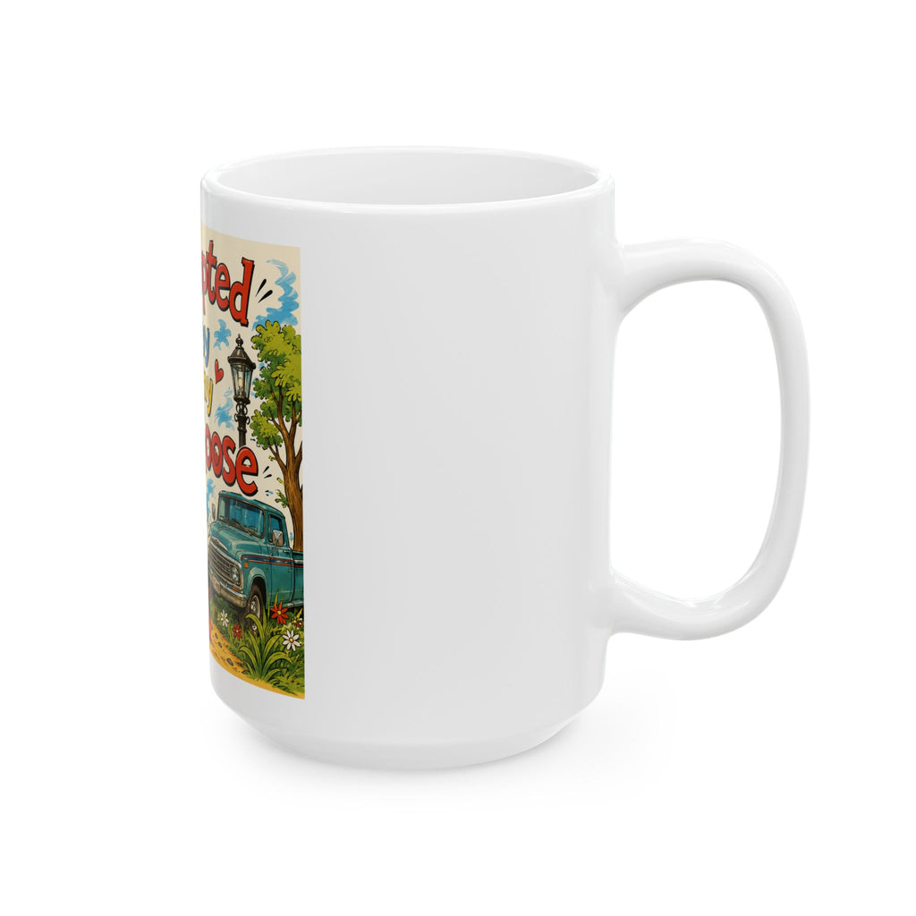 Adopted by My Goose Ceramic Mug – Whimsical Farmhouse Gift (11oz & 15oz)