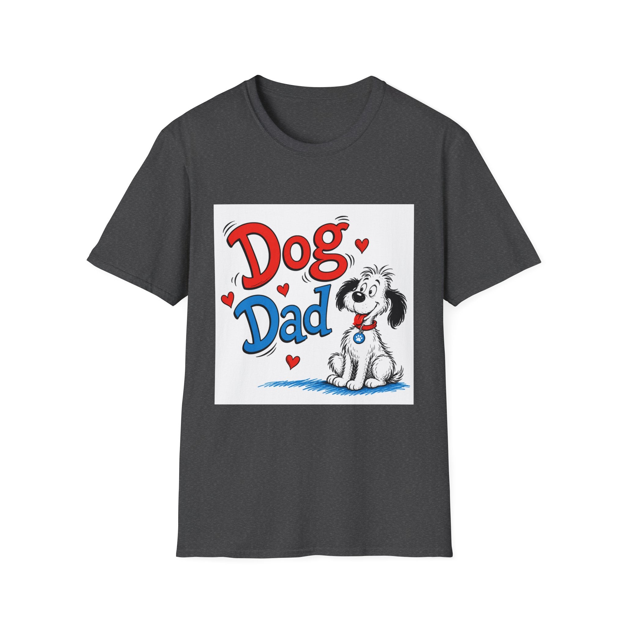 Dog Dad T-Shirt — Cute Cartoon Pup Fathers Day Gift