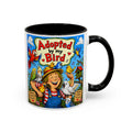 Adopted by My Bird Coffee Mug – Colorful Parrot & Bird Lover Accent Mug (11/15oz)