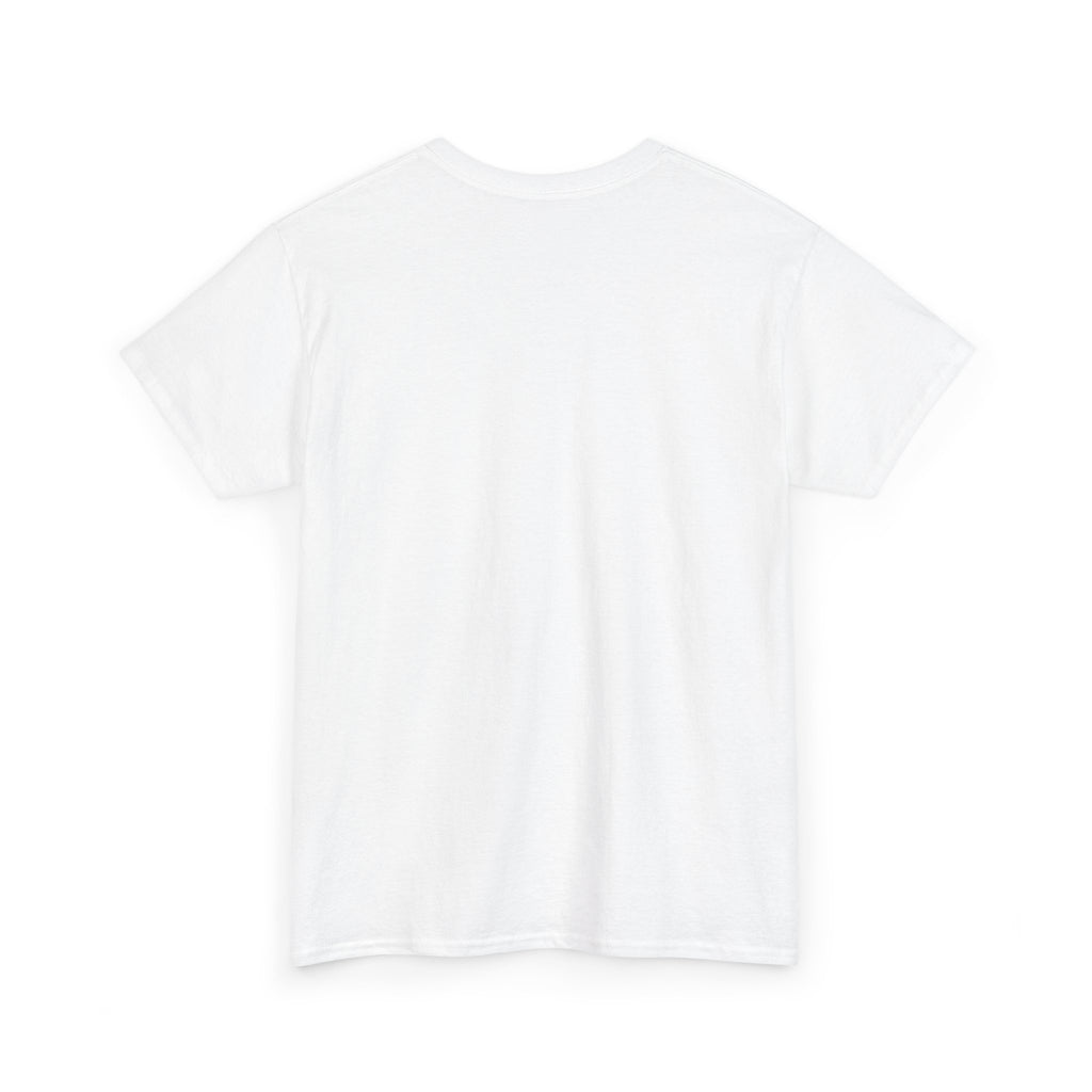 Cat Humor T-Shirt — "Fat Cat on the Scale" Illustrated Graphic Tee