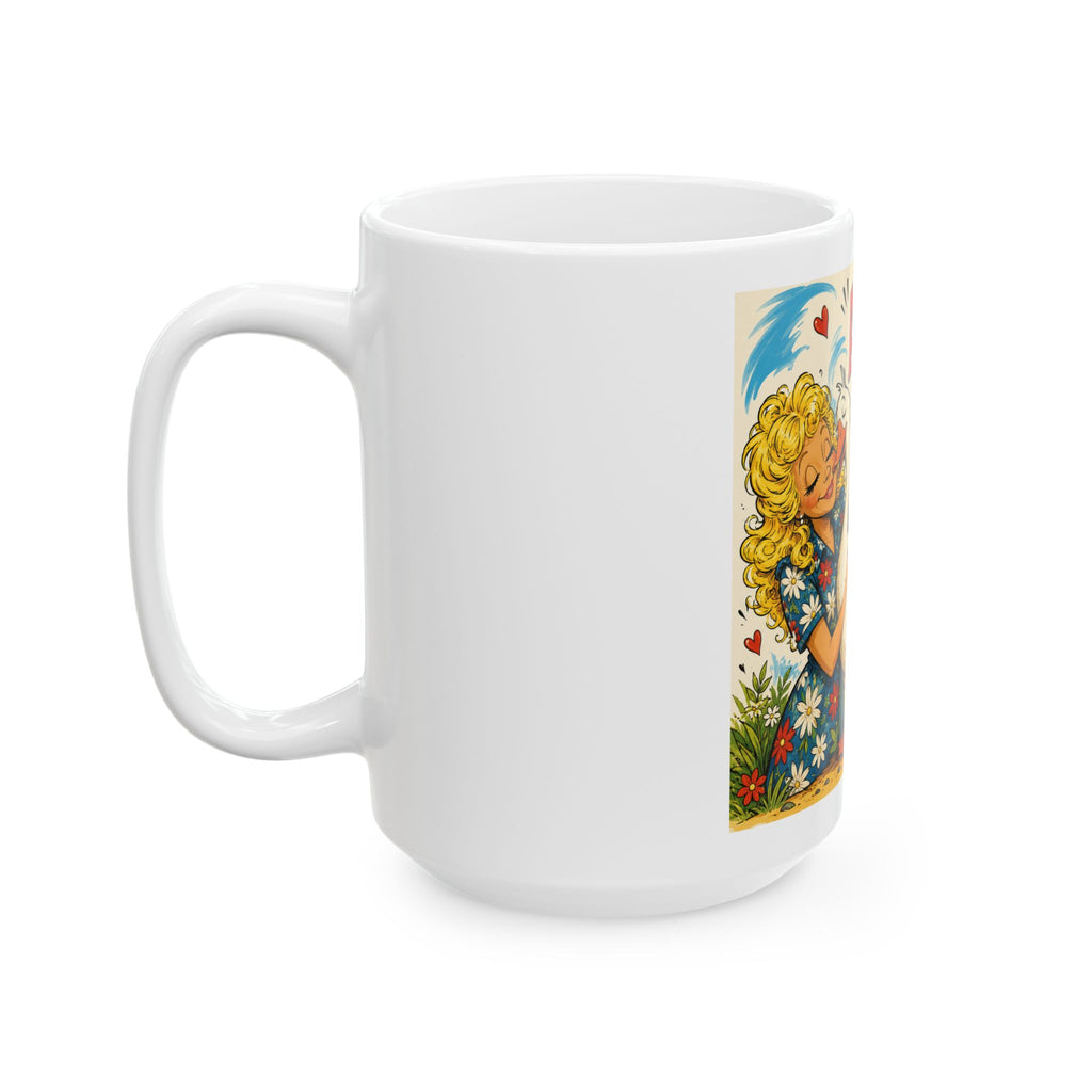 Adopted by My Goose Ceramic Mug – Whimsical Farmhouse Gift (11oz & 15oz)