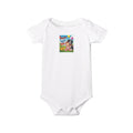 Baby Bodysuit - Colorful Cartoon Farm Design