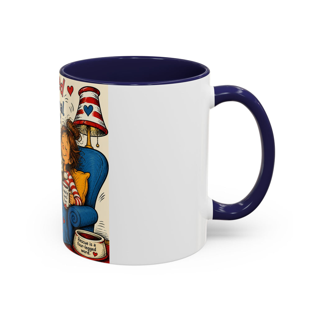 Rescued by My Emotional Support Cat Coffee Mug – 11/15oz Accent Mug